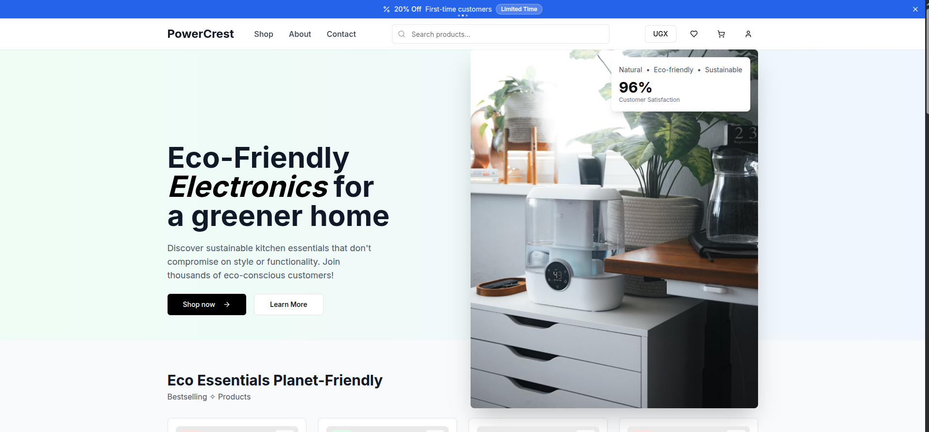 Powercrest - Ecommerce Platform (Beta)